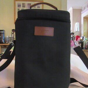 Kato Insulated 4-Bottle Cooler Tote Bag with Top Handle and Shoulder Strap EUC
